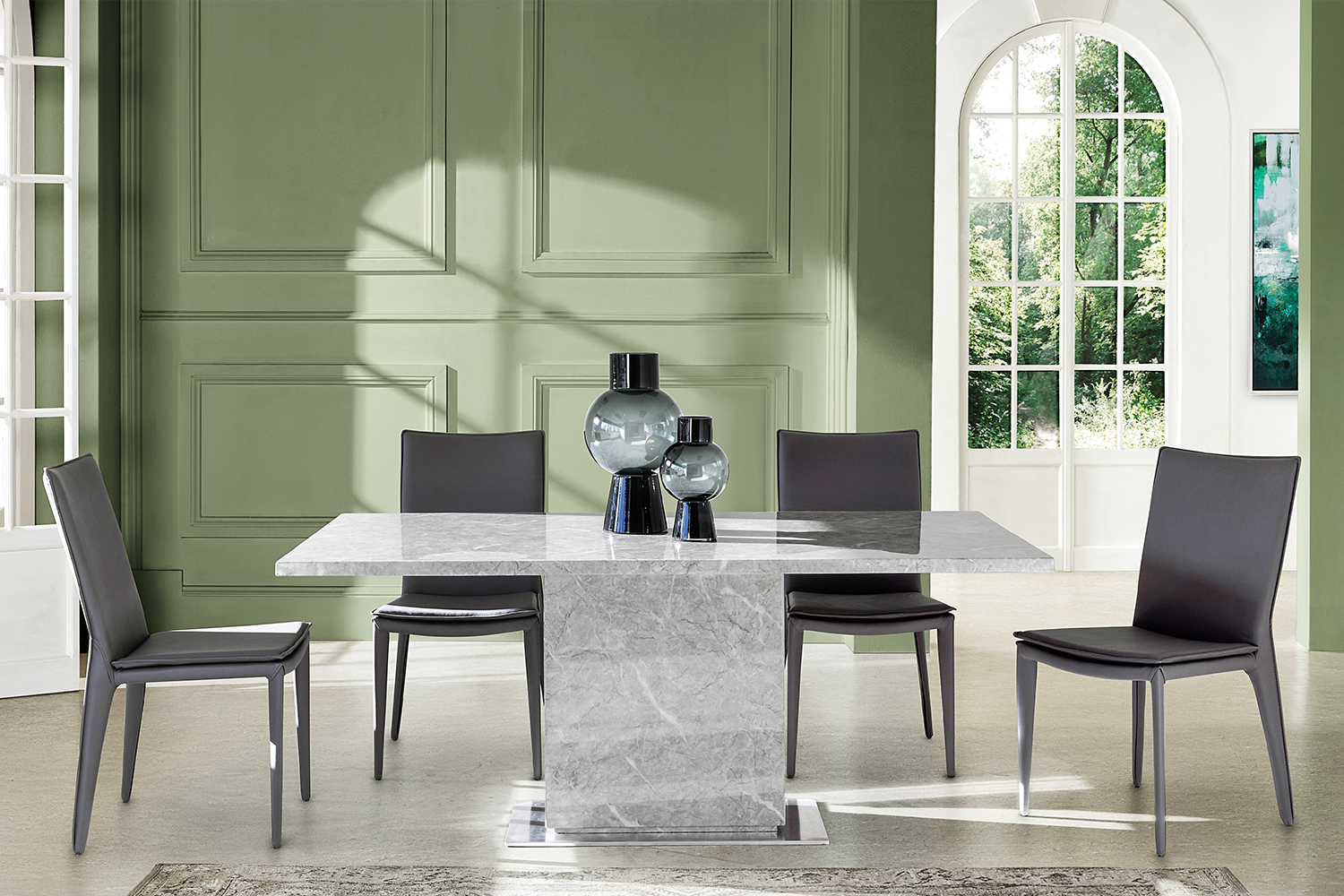 Otello Dining Chair | Dark Grey