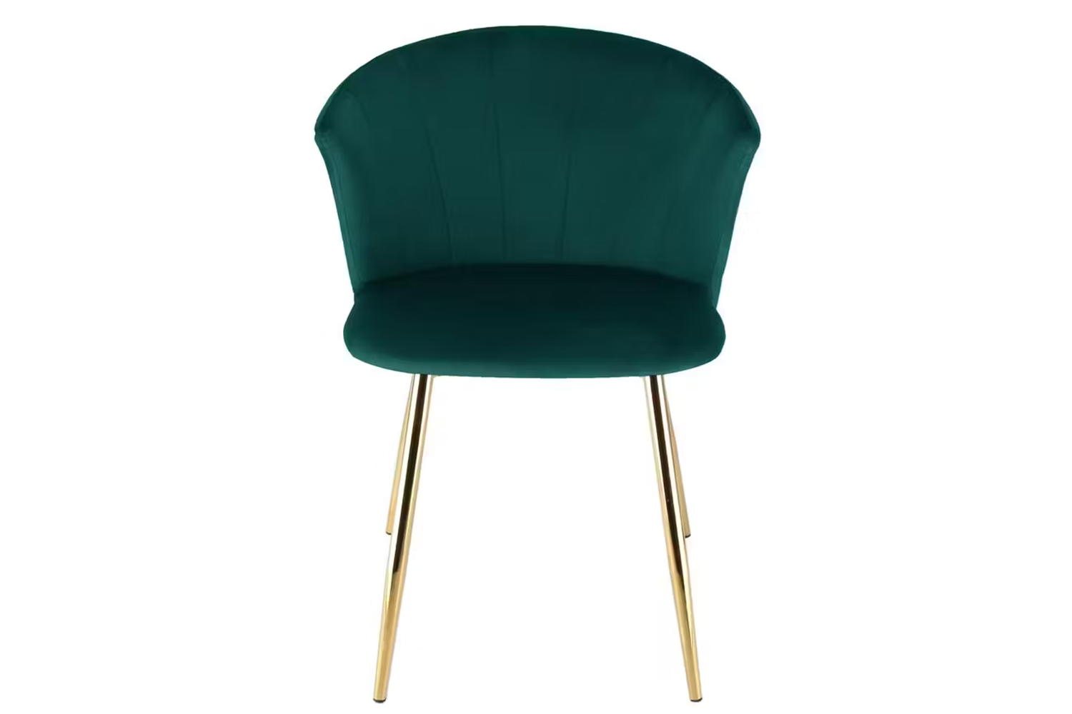 Raygar Ella Dining Chair | Velvet | Gold Legs | Green