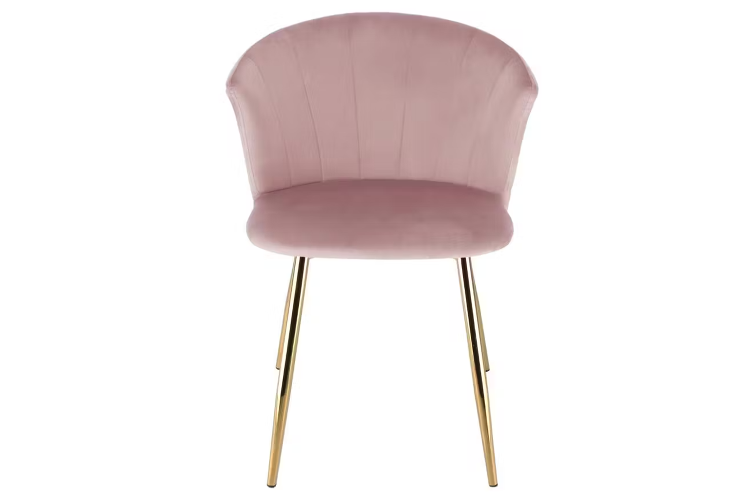 Raygar Ella Dining Chair | Velvet | Gold Legs | Pink