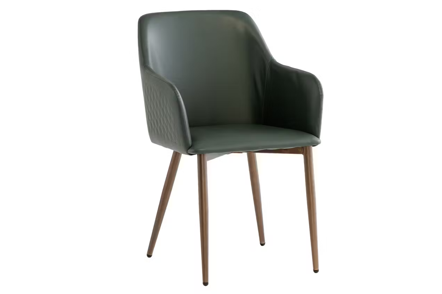 Regency Dining Chairs | Leather | Dark Green | Set of 2