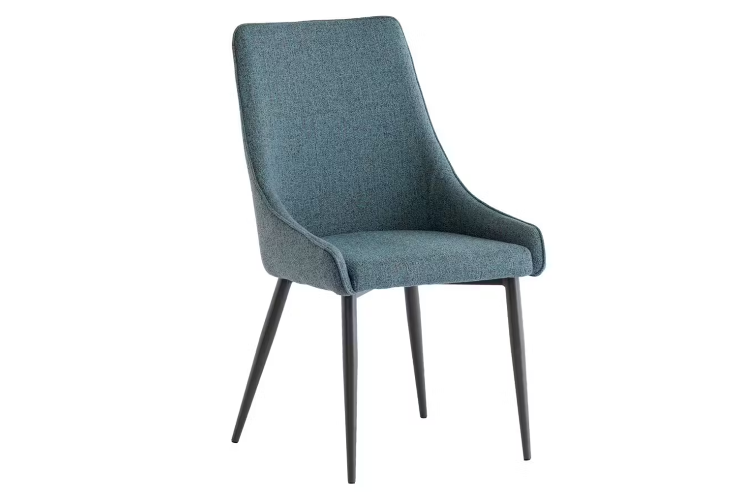 Rimini Dining Chairs | Fabric | Teal | Set of 2