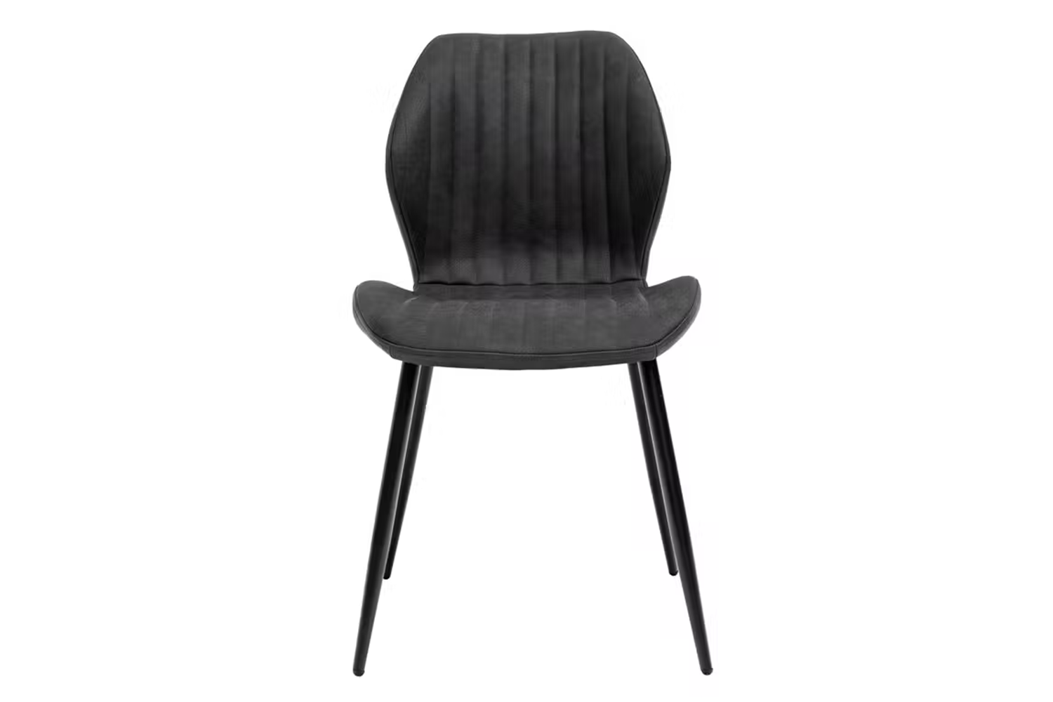 Sheldon Dining Chairs | Leather | Grey | Set of 2