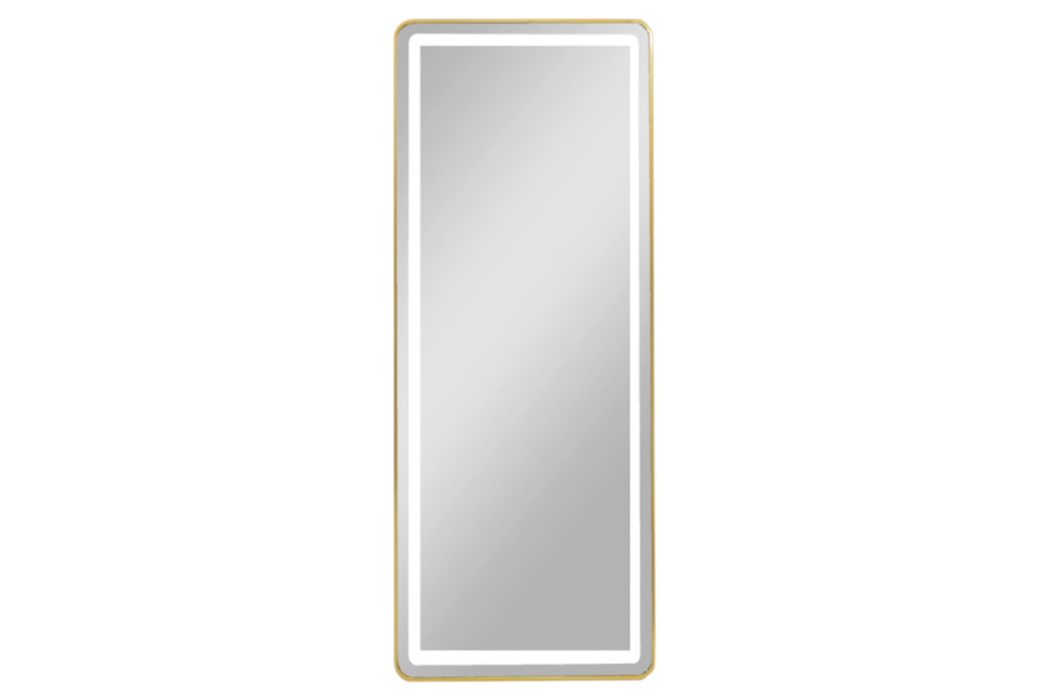 Modena LED Cheval Mirror | Gold | 160 x 50 cm