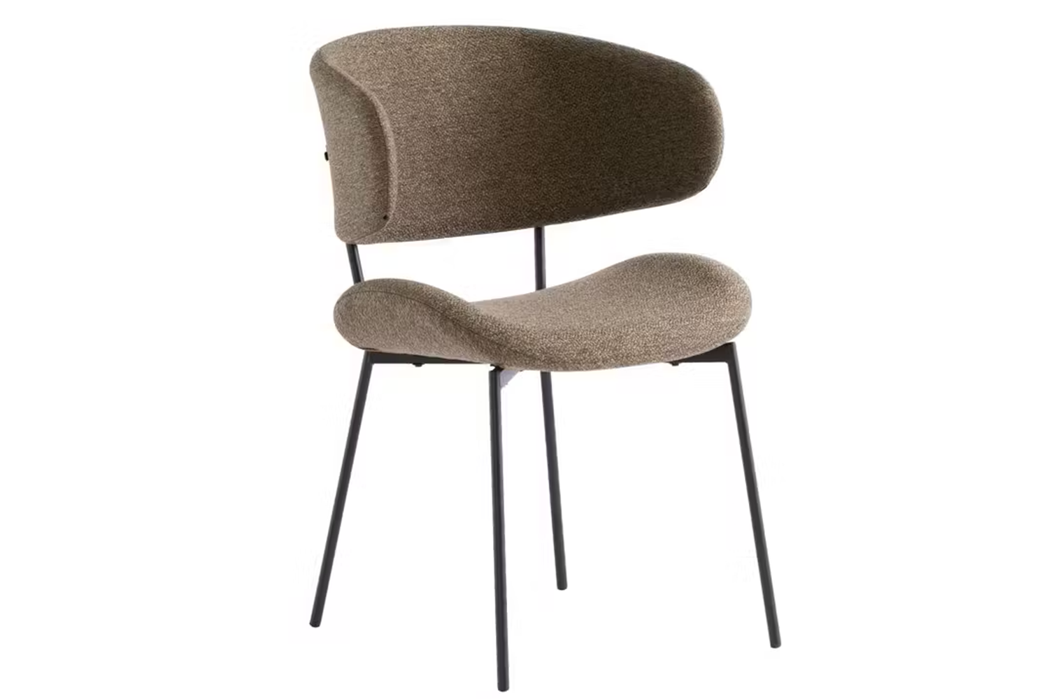 Willow Dining Chairs | Fabric| Olive Green | Set of 2