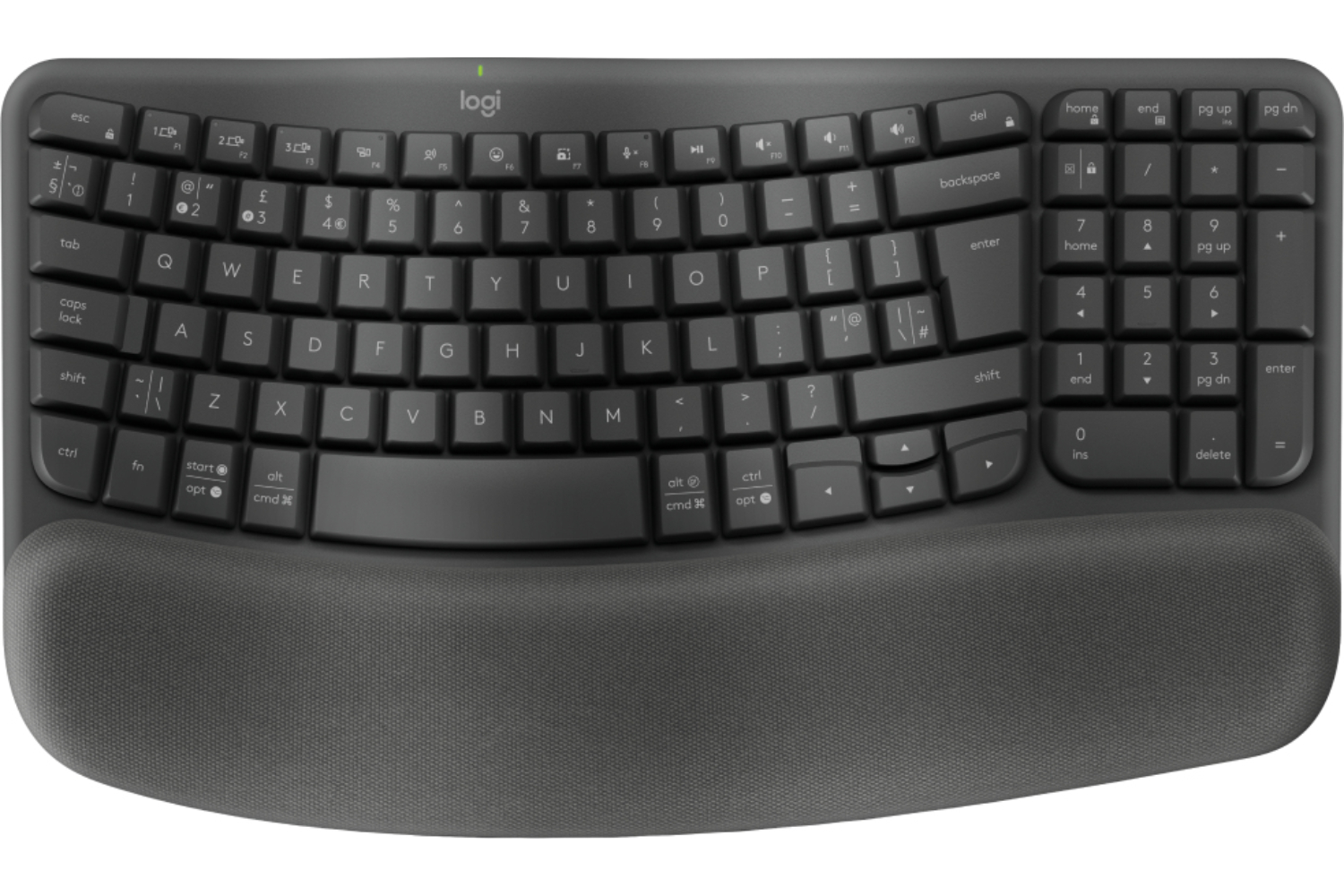 Logitech Wave Keys Wireless Keyboard | Graphite