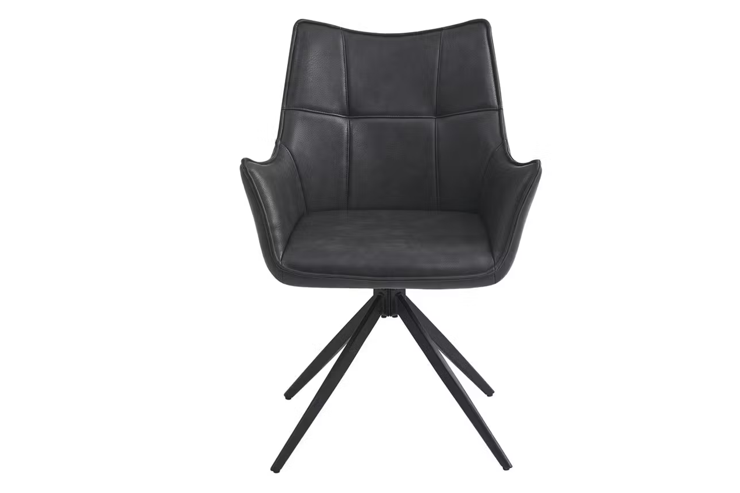 Aalto Dining Chair | Leather | Charcoal