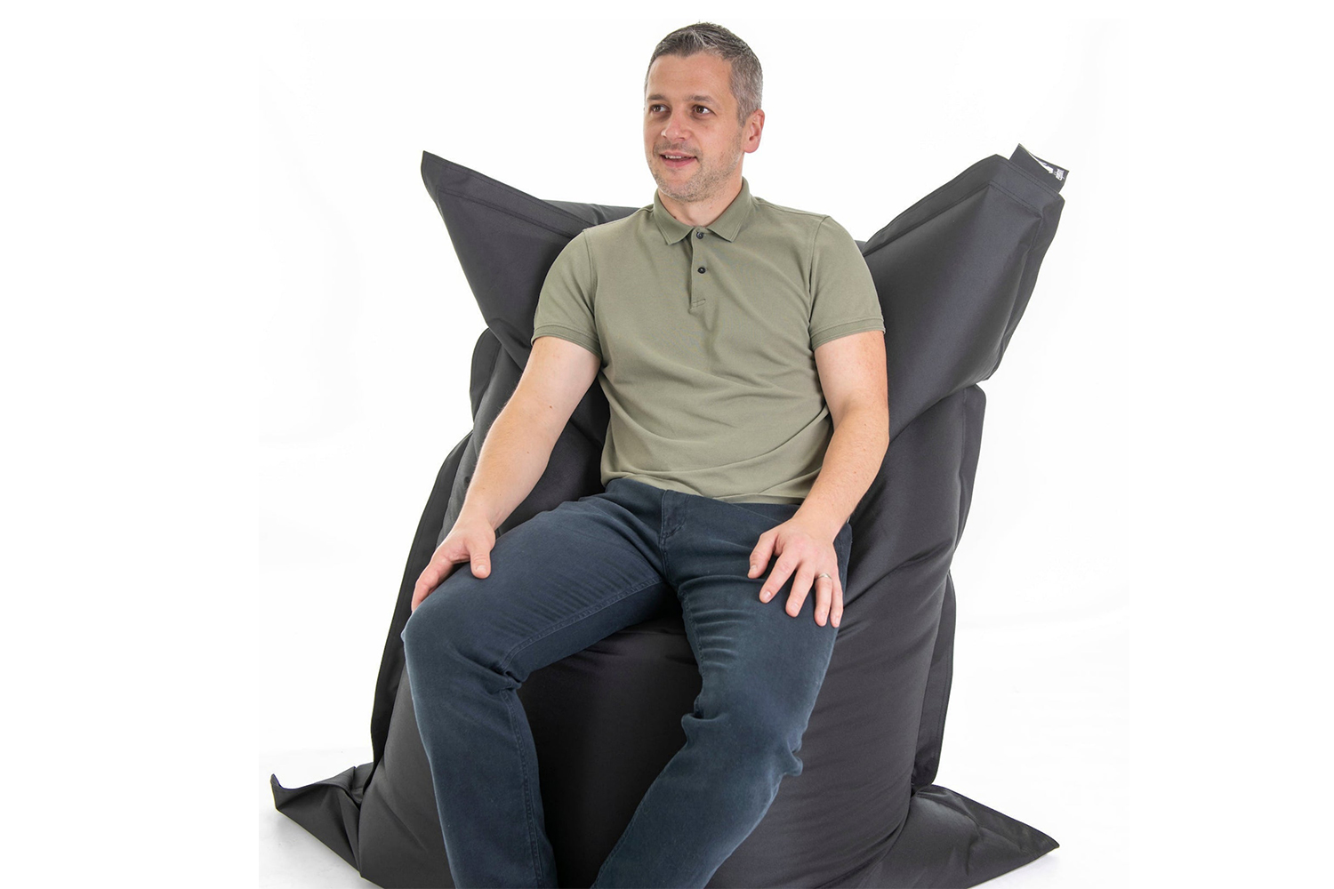 Elephant Jumbo Classic Nylon Bean Bag | Urban Black