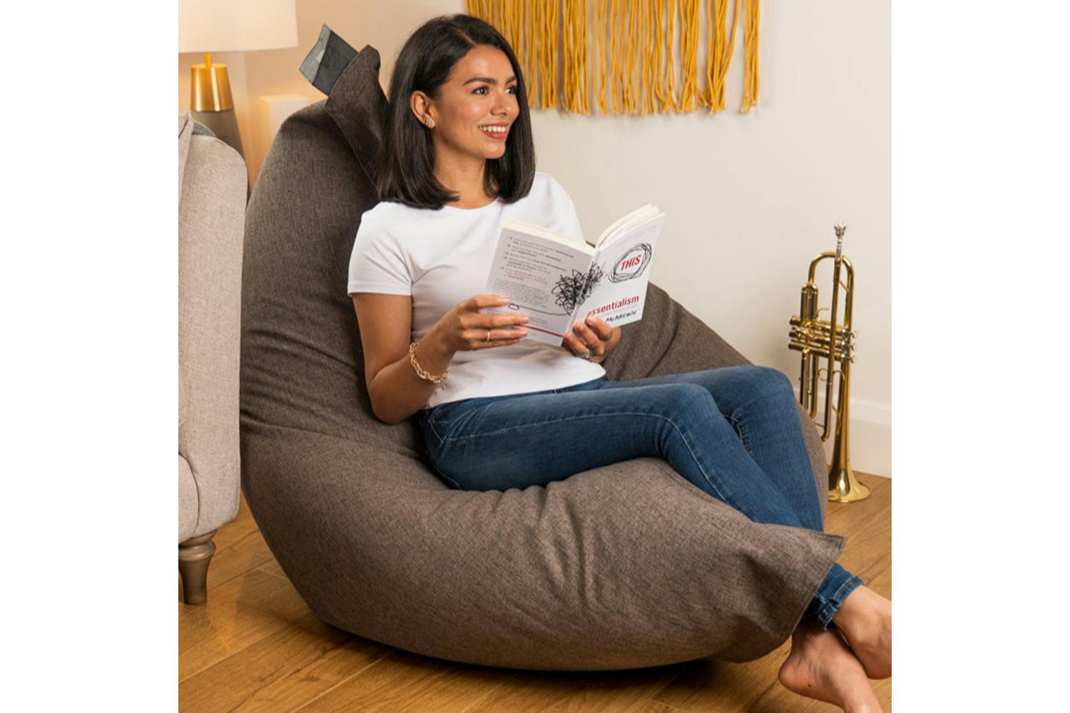 No Sew Diy Bean Bag Chair How To Make A Bean Bag Chair Hobbycraft