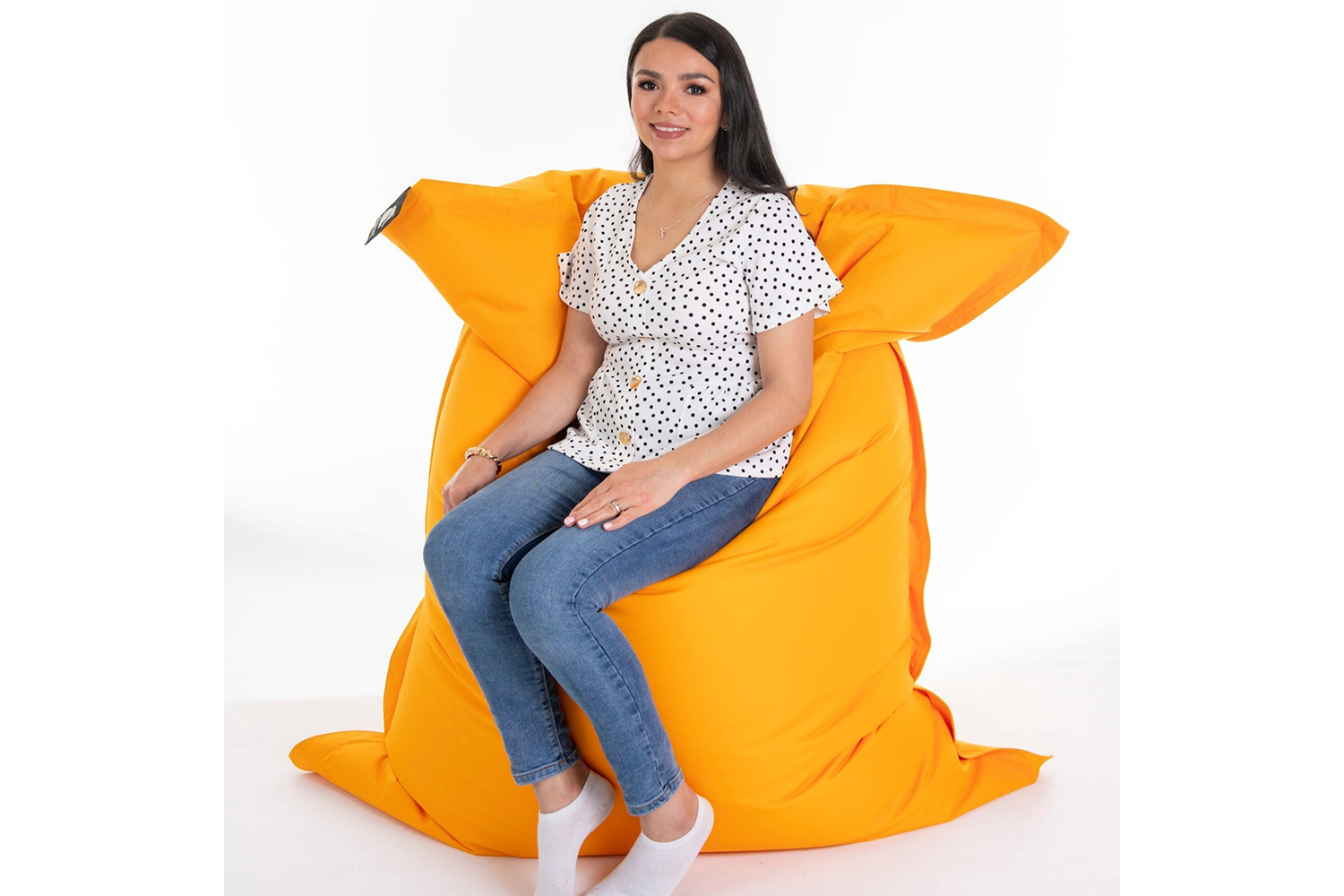 Elephant Jumbo Classic Nylon Bean Bag | Zesty Orange