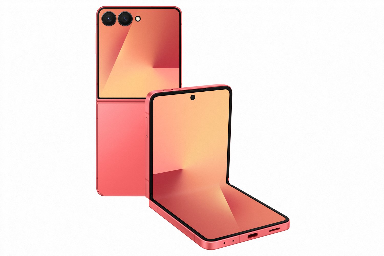 Samsung Galaxy Z Flip7 12GB RAM 256GB Storage Coral Red