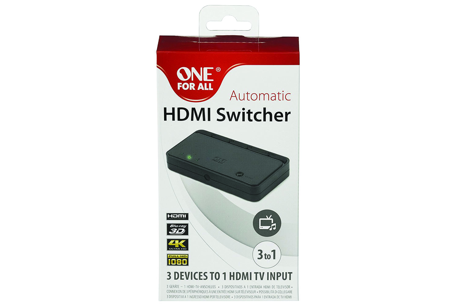 One for All Automatic HDMI Switcher Ireland
