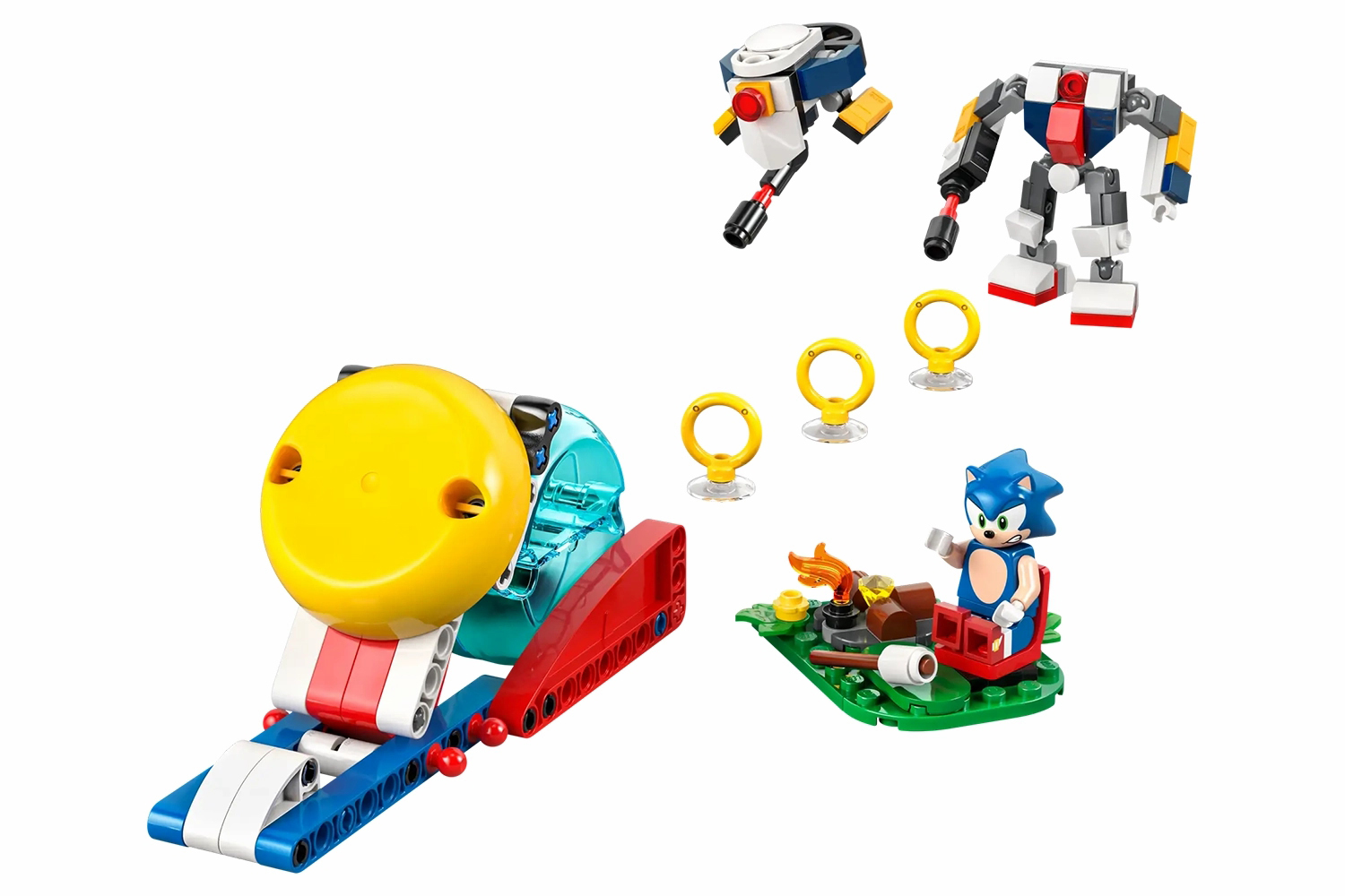 Lego Sonic's Campfire Clash Building Toy Set