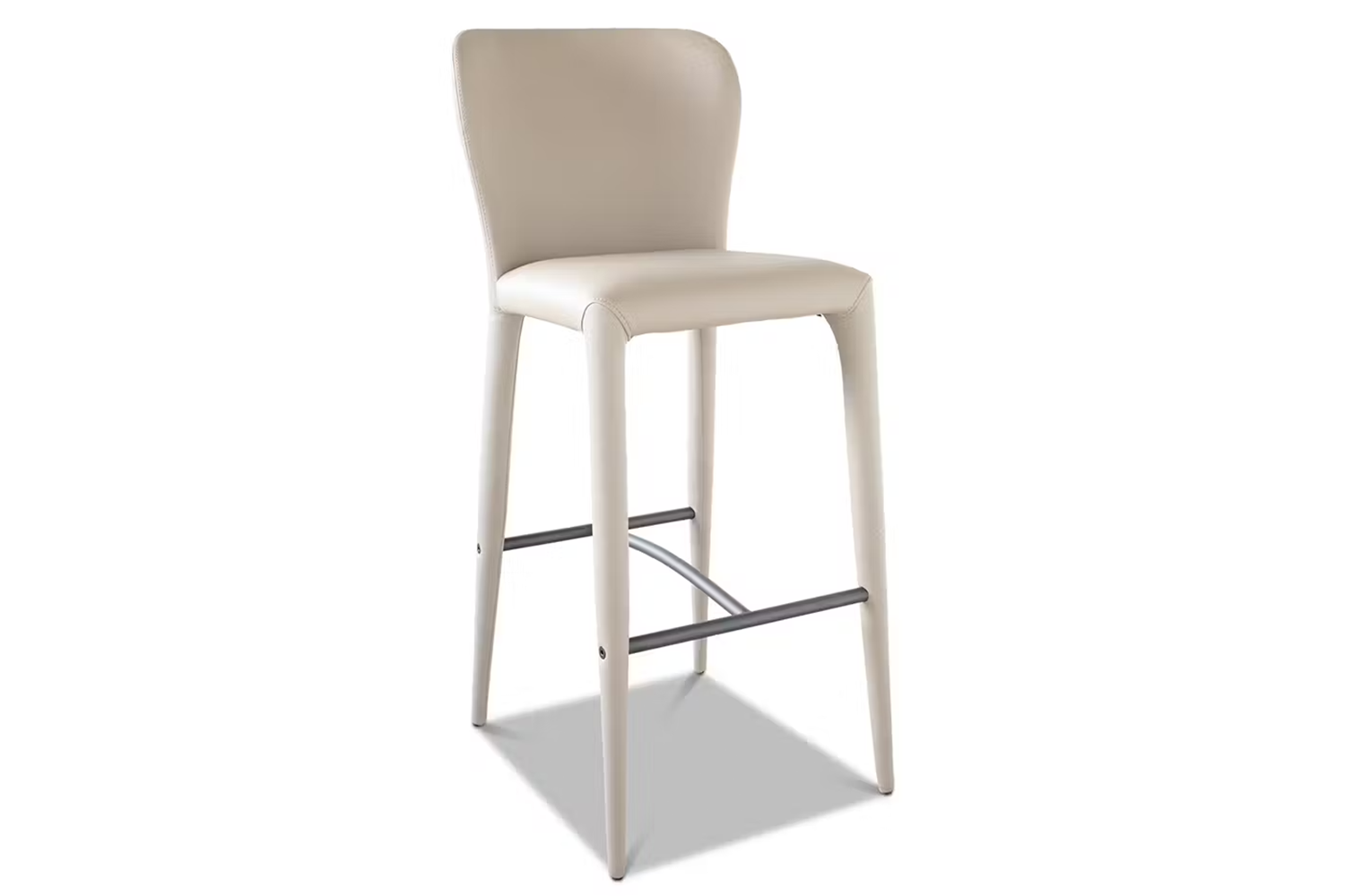 Aletta Bar Stool | High | Taupe