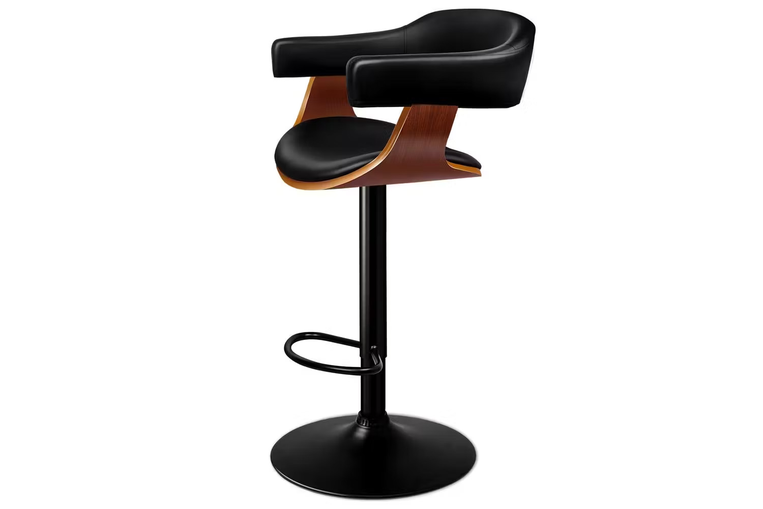 Alfordson Bar Stool | Gas Lift | Black