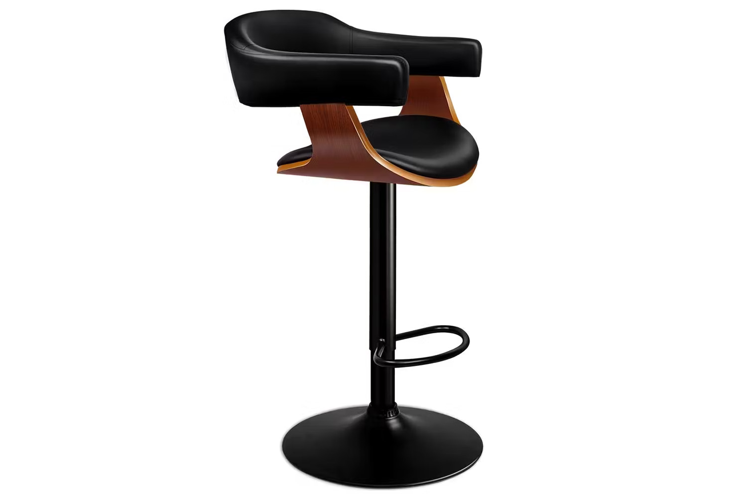 Alfordson Bar Stool | Gas Lift | Black