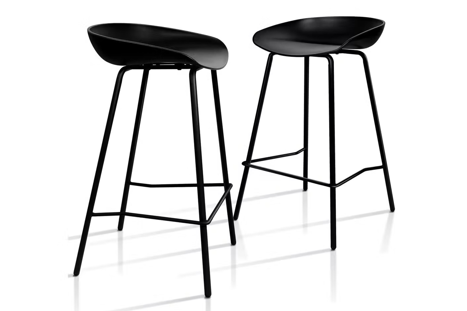 Alfordson Bar Stool | Black | Set of 2