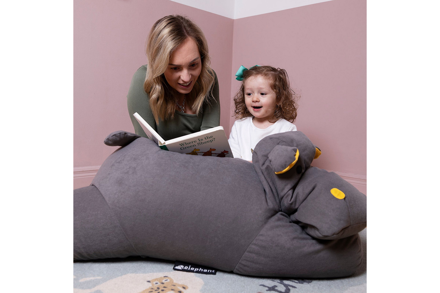 Elephant Herbie The Hippo Bean Bag
