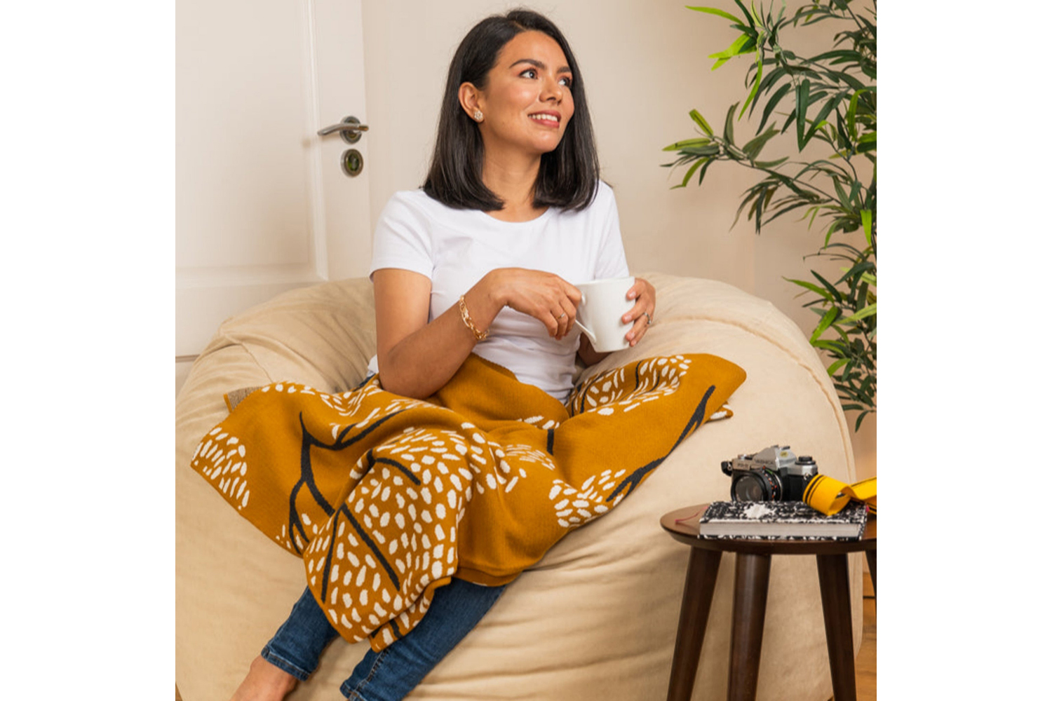 Elephant Kumo Bean Bag | Real Mocha