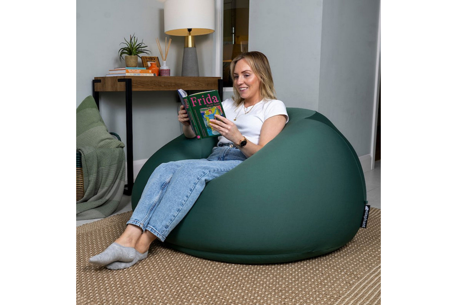 Elephant Mellow Bean Bag | Green