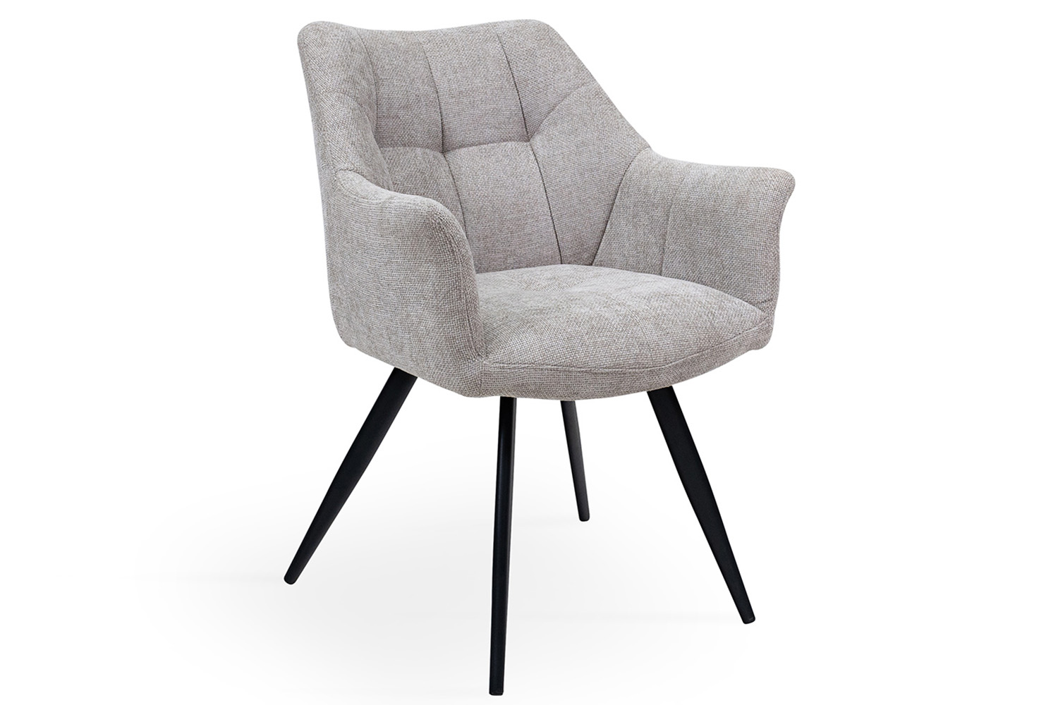 Jessie Dining Chair | Fabric | Light Grey