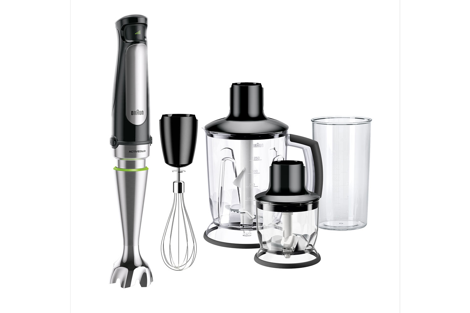Braun MultiQuick 7 Hand Blender | MQ7045X | Premium Black/Brushed Stainless Steel