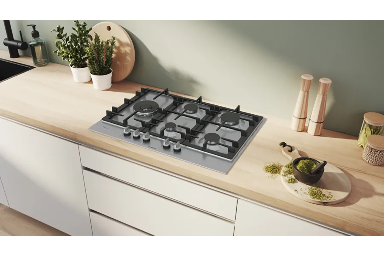 Bosch Series 6 75cm Built-in Gas Hob | PCS7A5I90