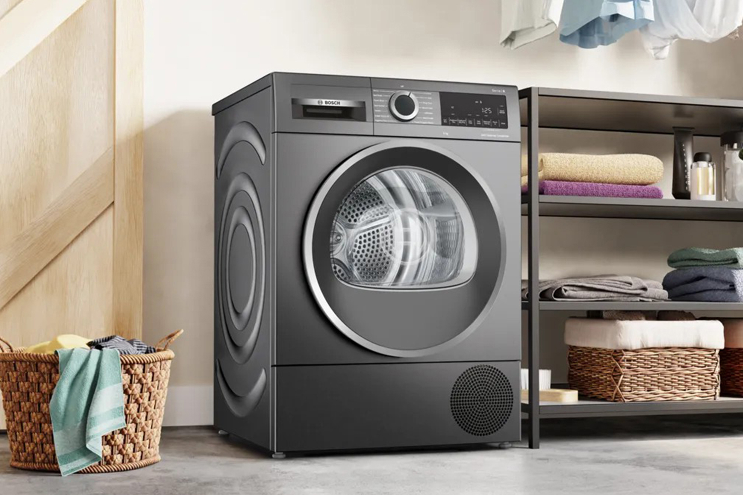 Bosch Series 6 9kg Heat Pump Tumble Dryer | WQG245R1GB