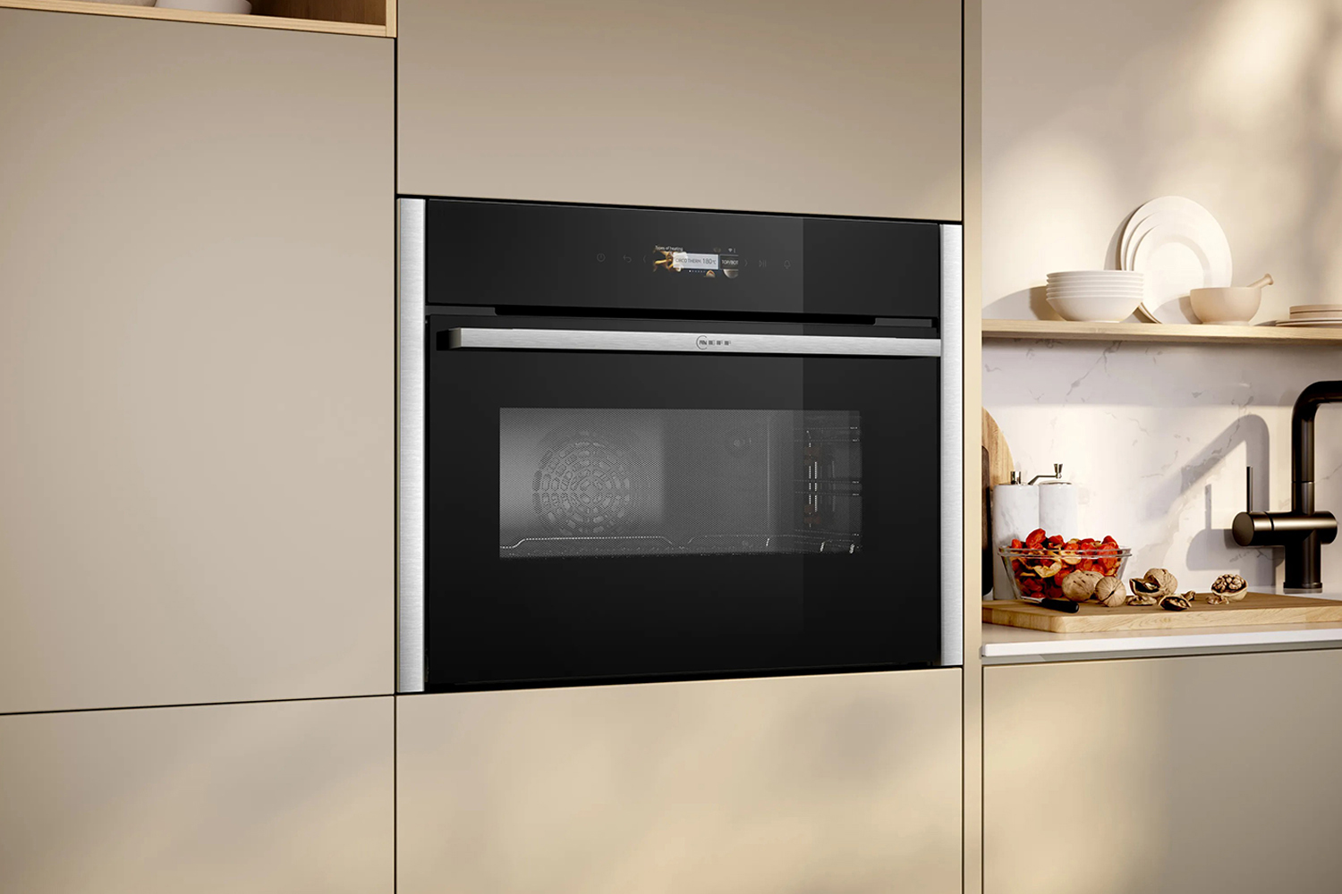 Neff N 70 45L 900W Compact Built-in Microwave Oven | C24MR21N0B | Stainless Steel