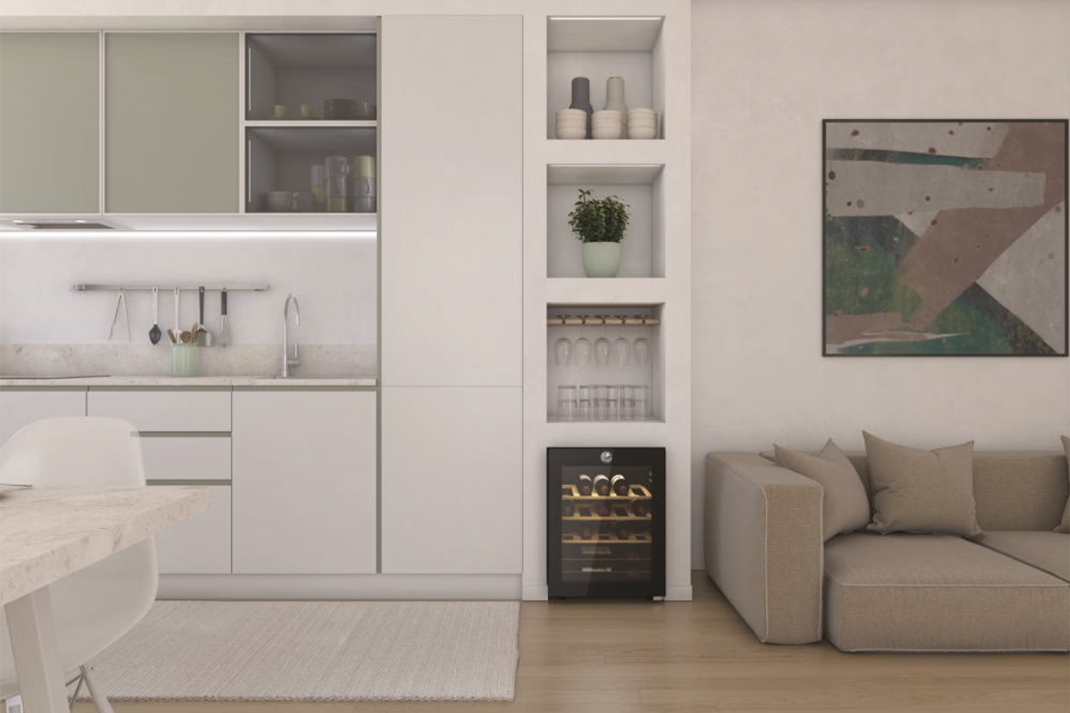 Hoover H-Wine 500 Freestanding 23 Bottle Wine Cooler | HOWC023K