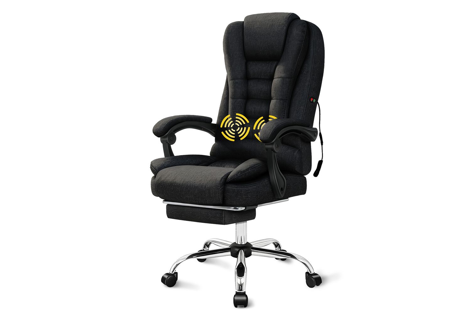 Elfordson Massage Office Chair | High Back | Linen | 150 Degree Recline