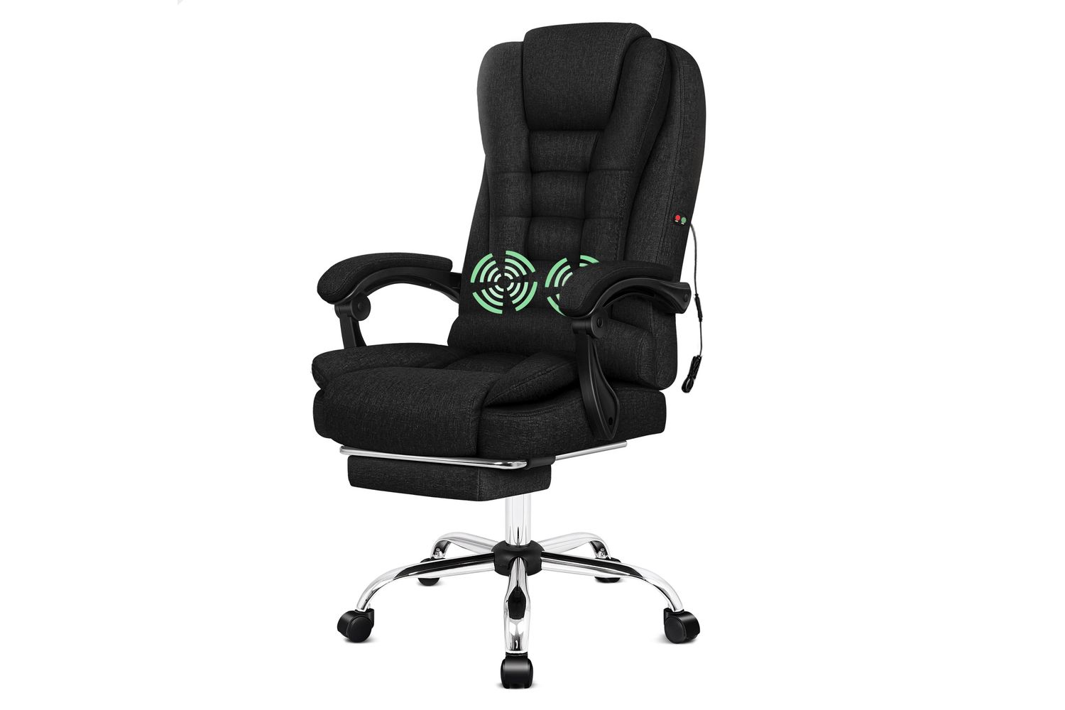 Elfordson Massage Office Chair | High Back | Linen | 150 Degree Recline