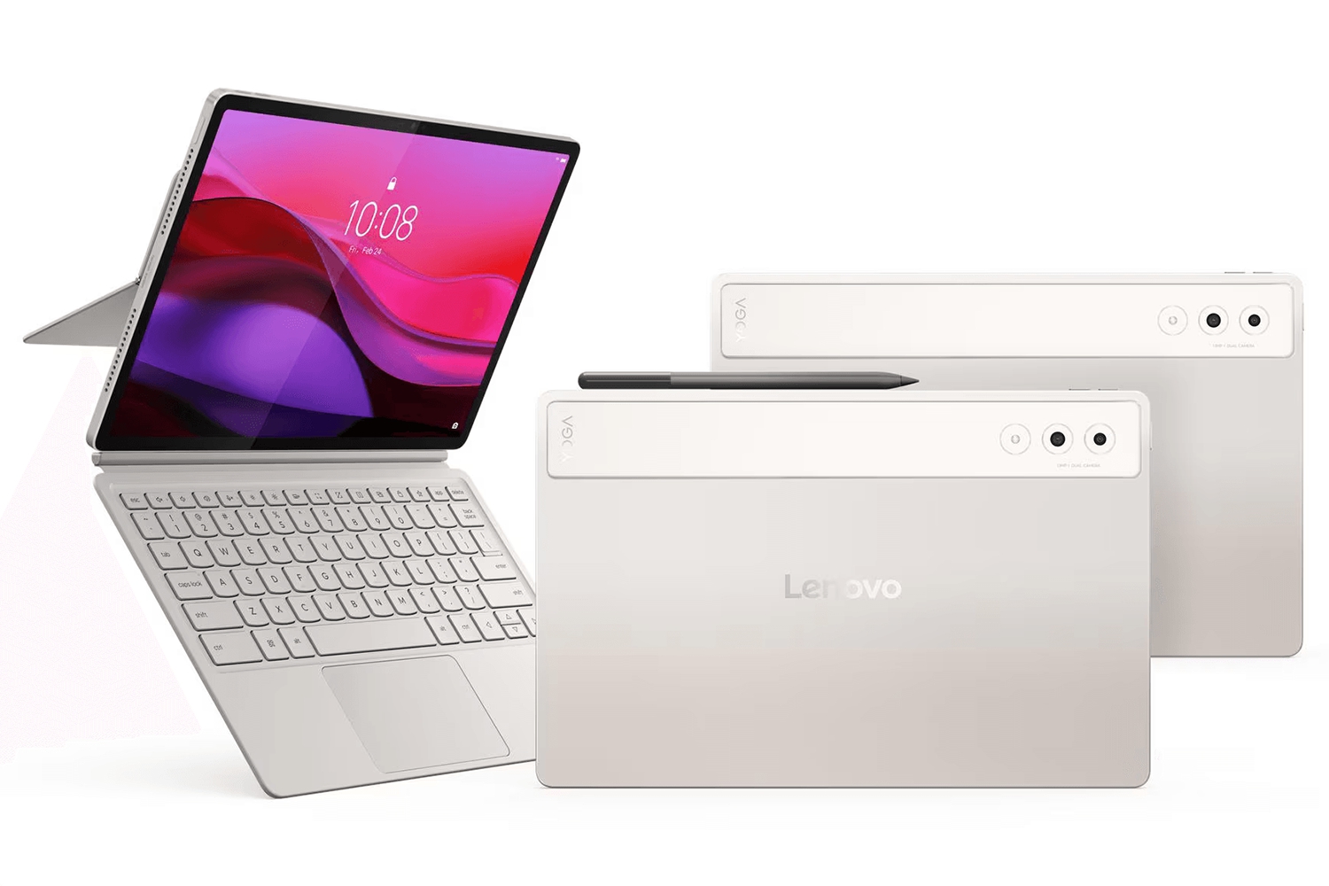 Lenovo Yoga Tab Plus 12.7" + Pen & Keyboard | 16GB | 512GB | Seashell