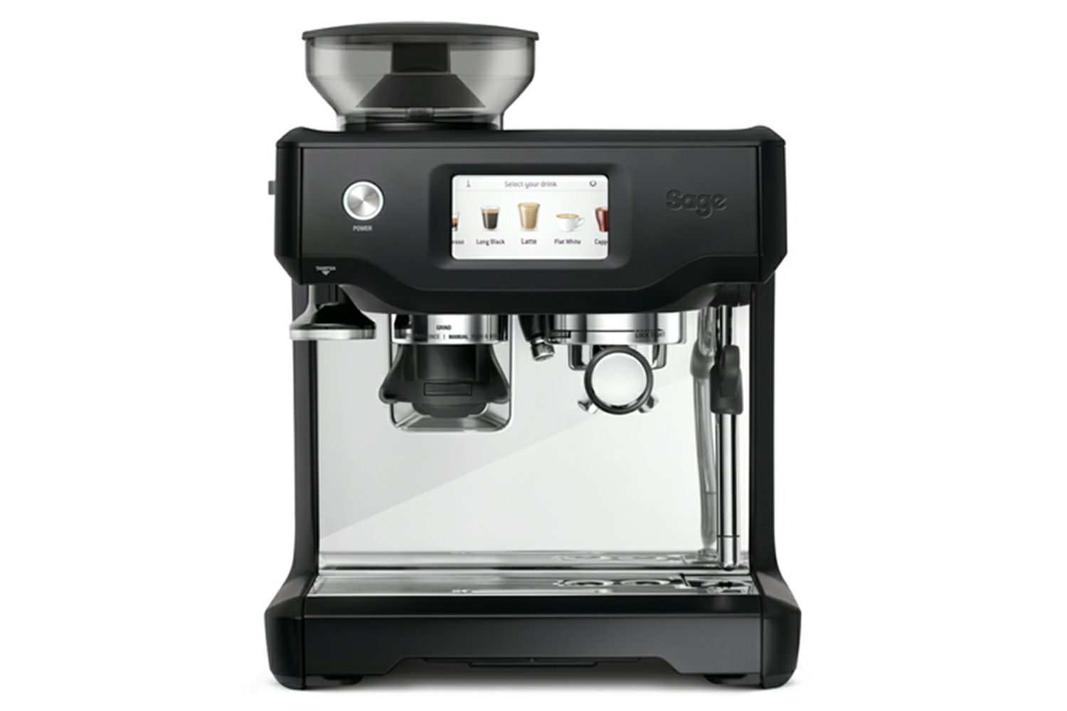 Sage The Barista Touch Espresso Coffee Machine | SES880BTR4GUK1 | Black Truffle