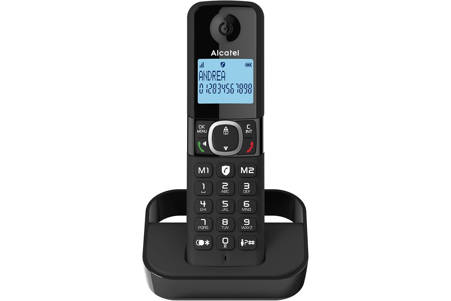 Alcatel Single Cordless Phone with Complete Call Control | Black | ATL1423518