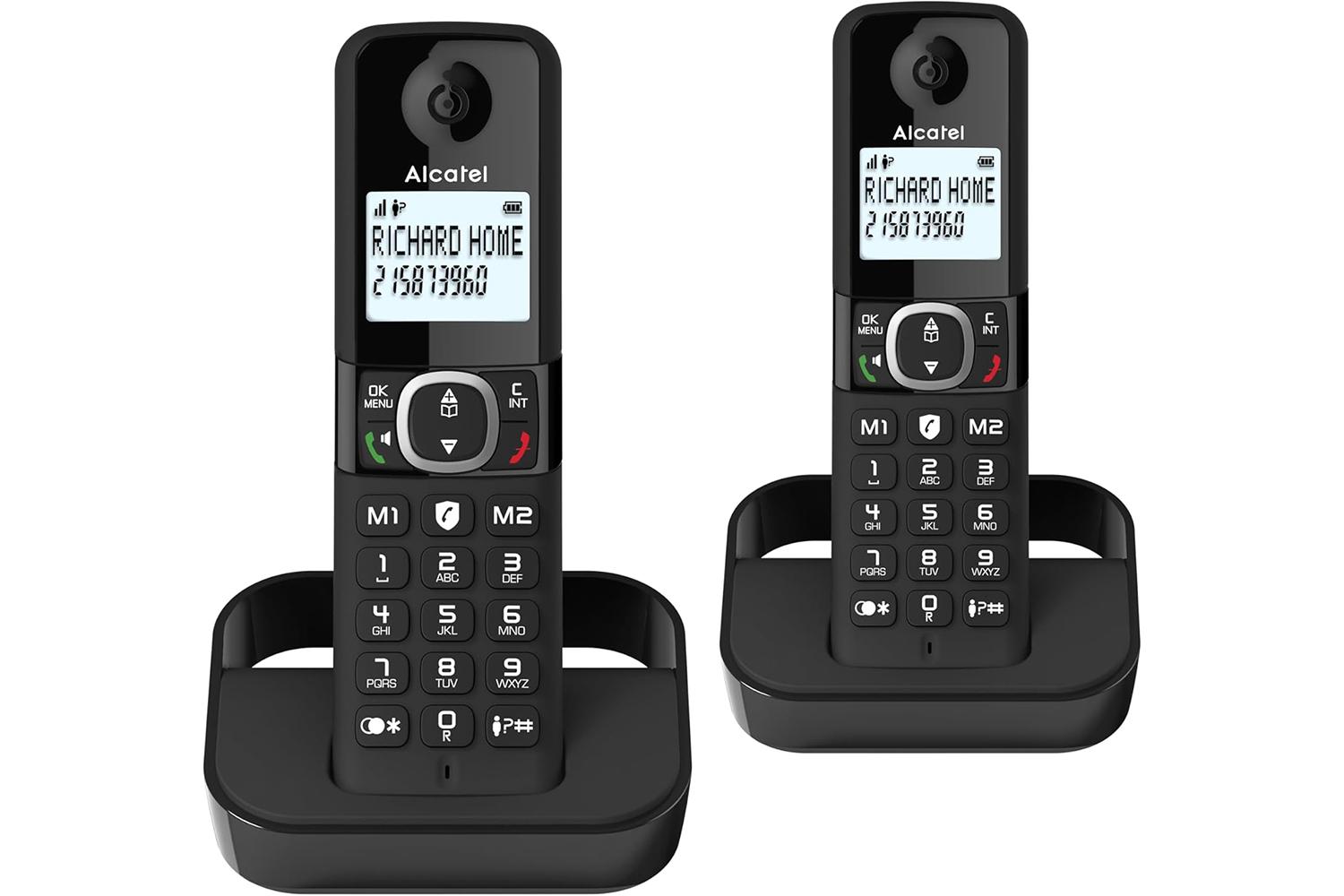 Alcatel Twin Cordless Phone | Black | ATL1423525