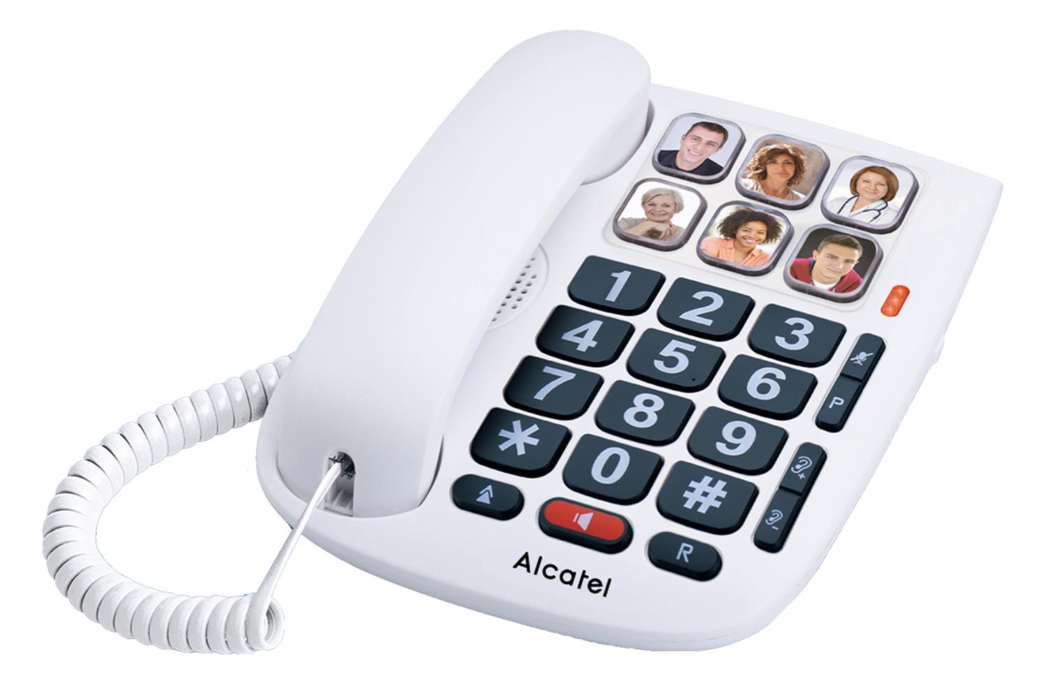 Alcatel Tmax 10 Big Button Corded Phone | White | ATL1425611