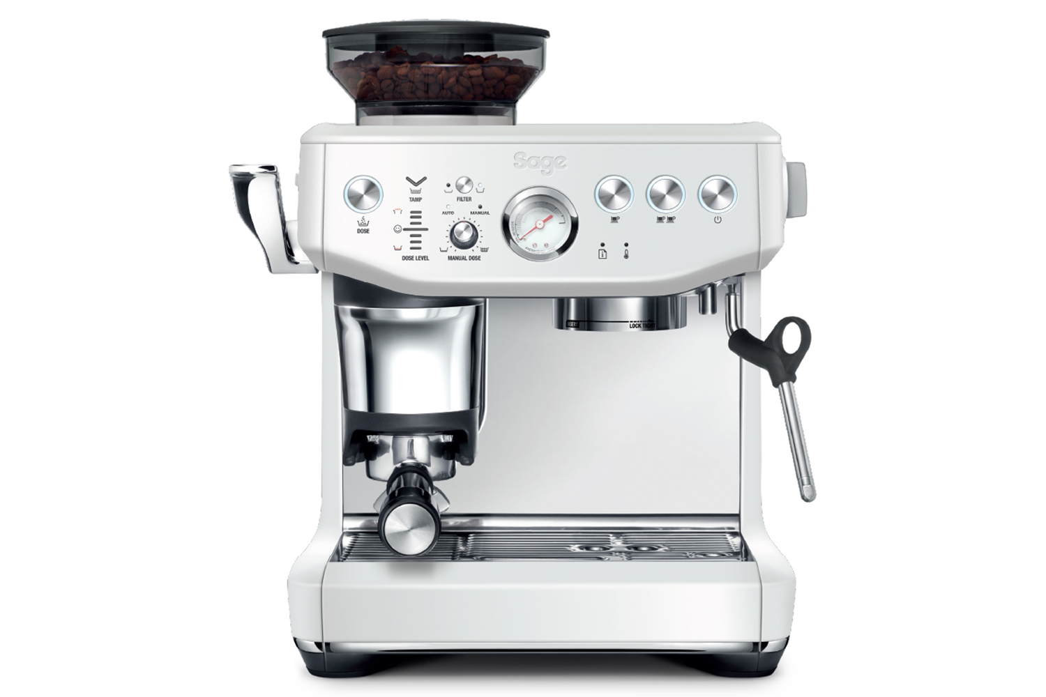 Sage The Barista Express Impress Espresso Coffee Machine | Sea Salt