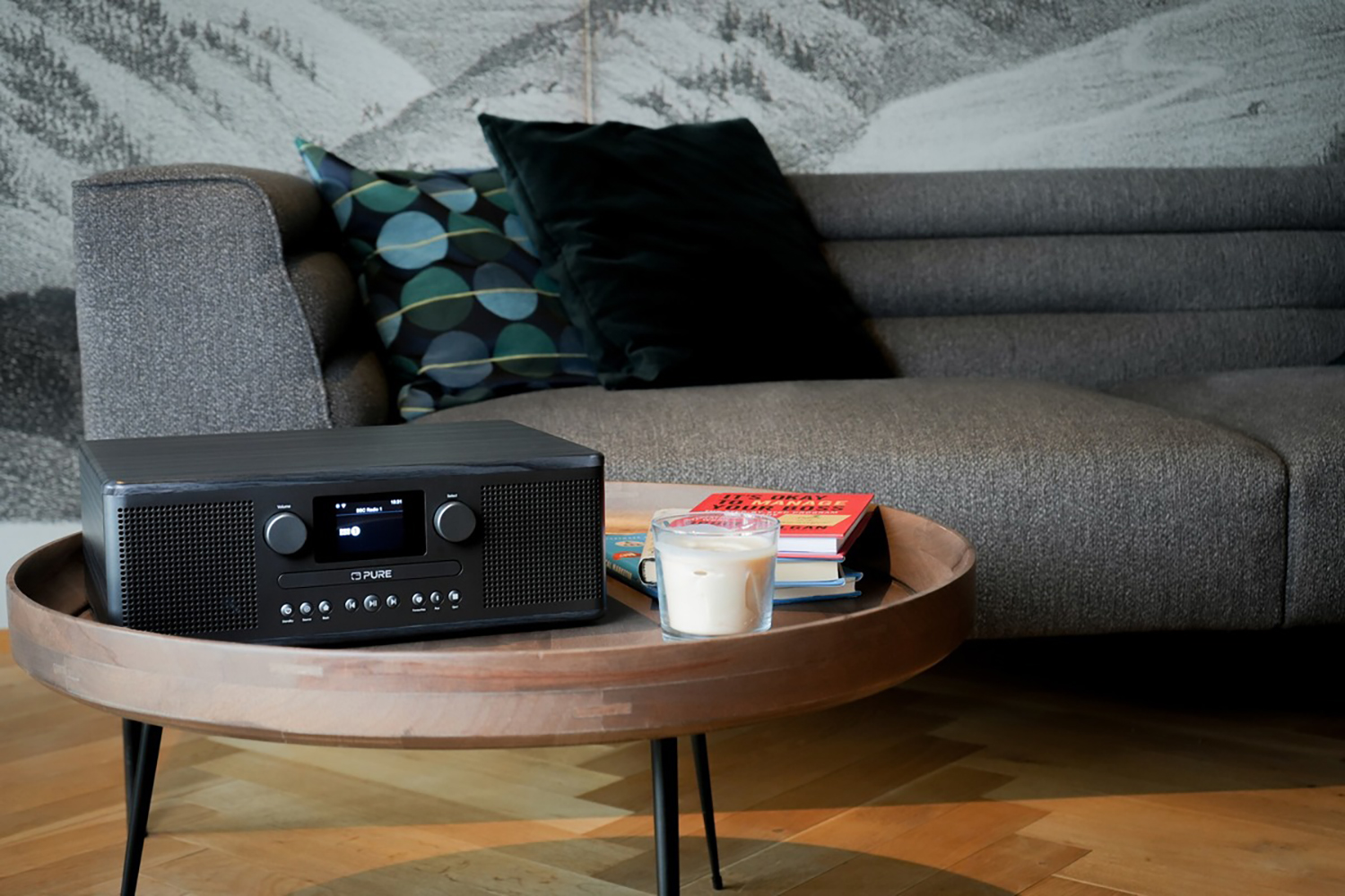 Pure Classic C-D6i Internet Radio | Black/Ash