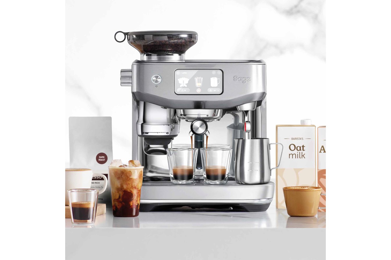 Sage Oracle Jet Coffee Machine | SES985BSS4GUK1 | Stainless Steel