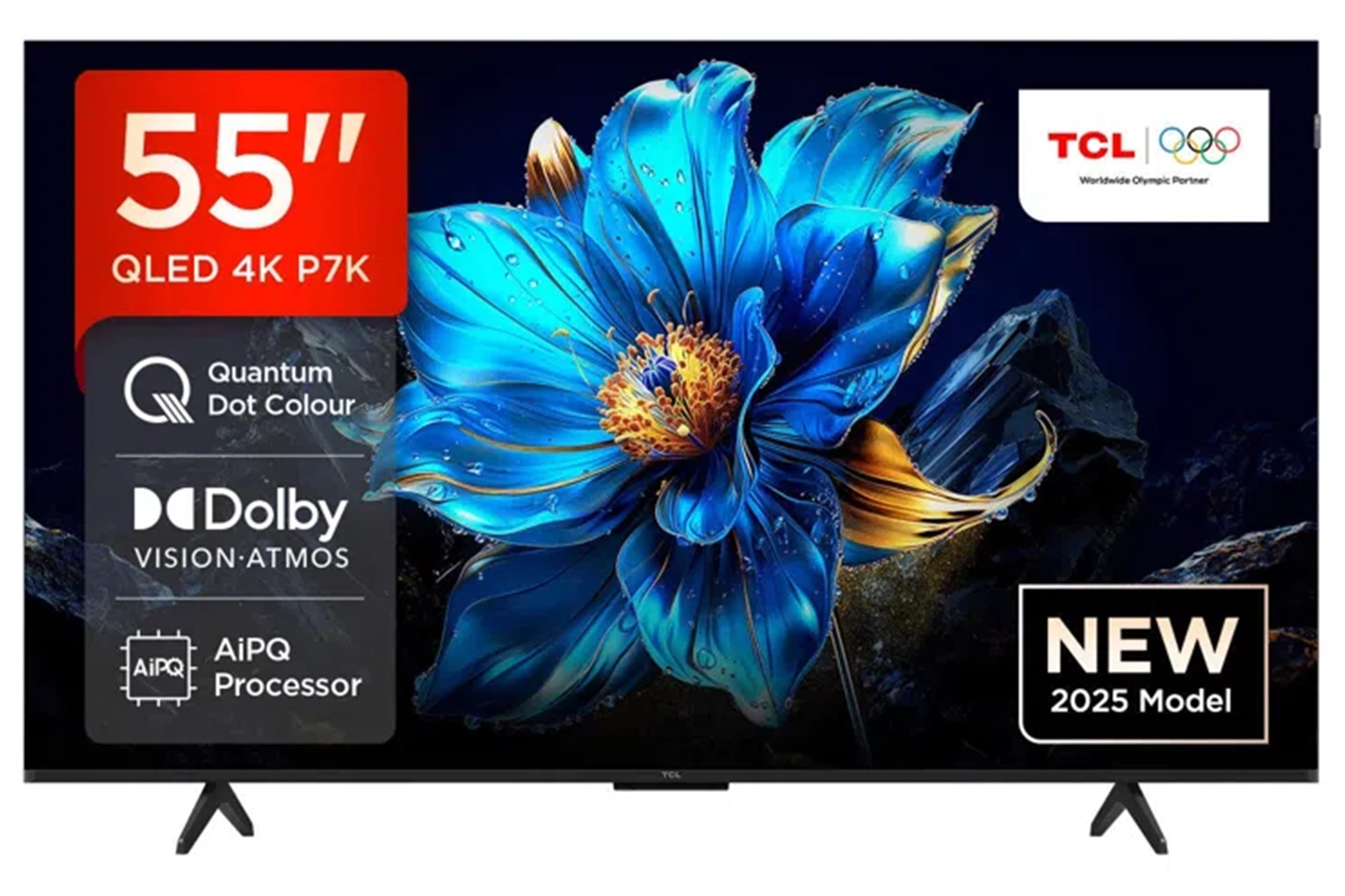 TCL P7K 55" QLED 4K UHD Smart TV (2025) | 55P7K
