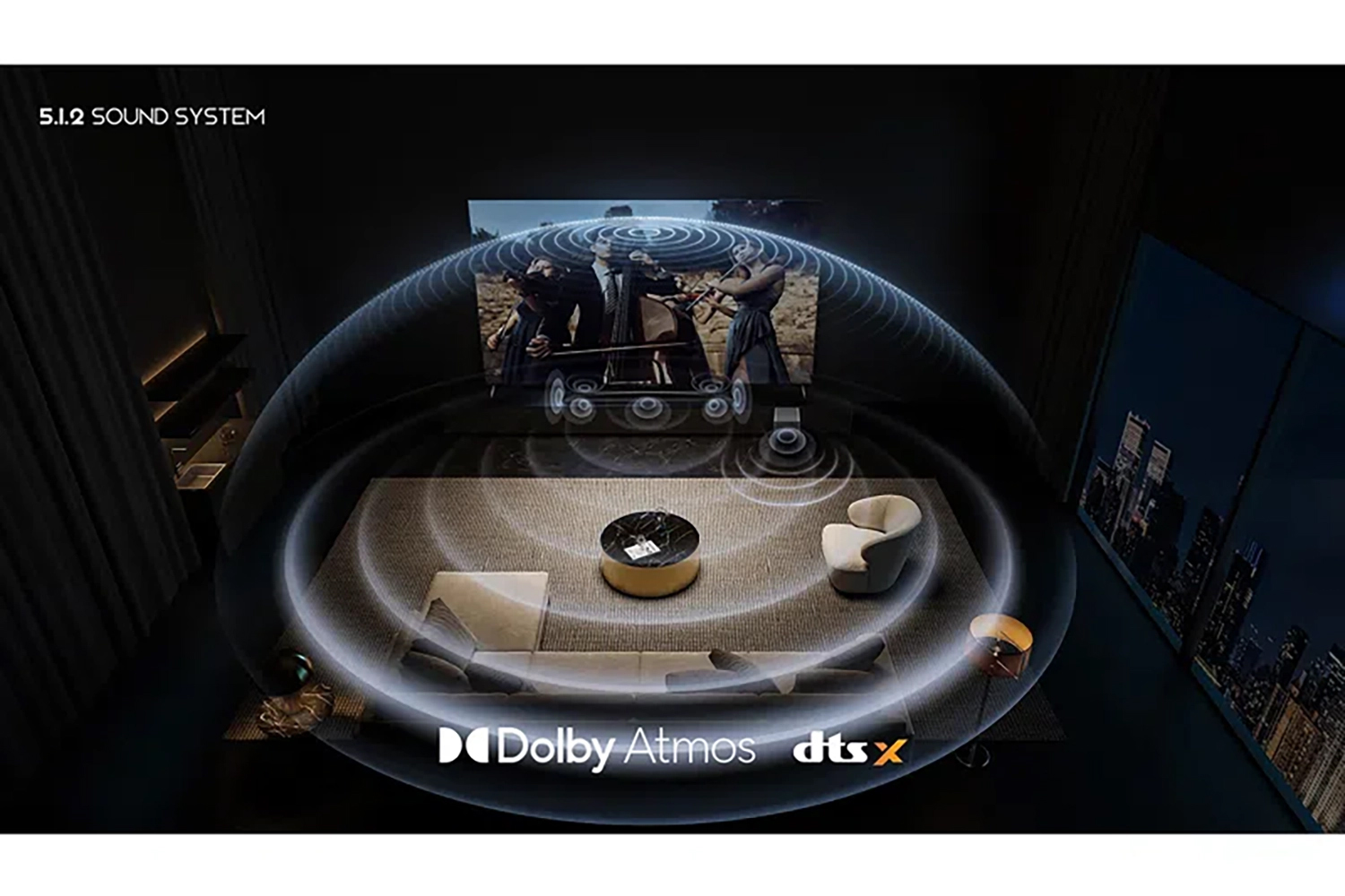 TCL Series 5.1.2 Soundbar with Wireless Subwoofer | Dark Titanium