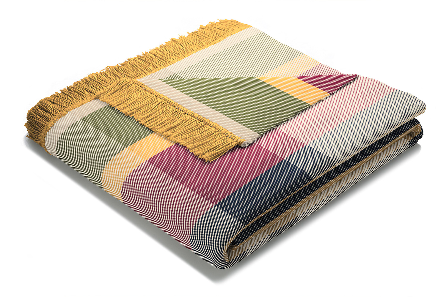Panel Check Blanket | Multicolour | 140 x 180 cm