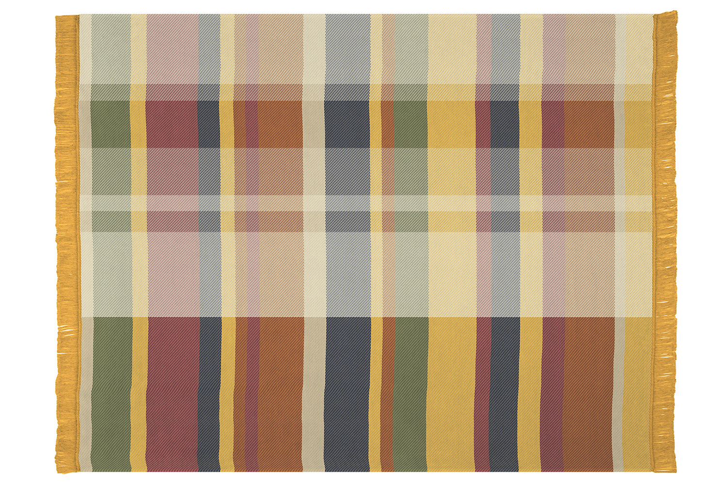 Panel Check Blanket | Multicolour | 140 x 180 cm