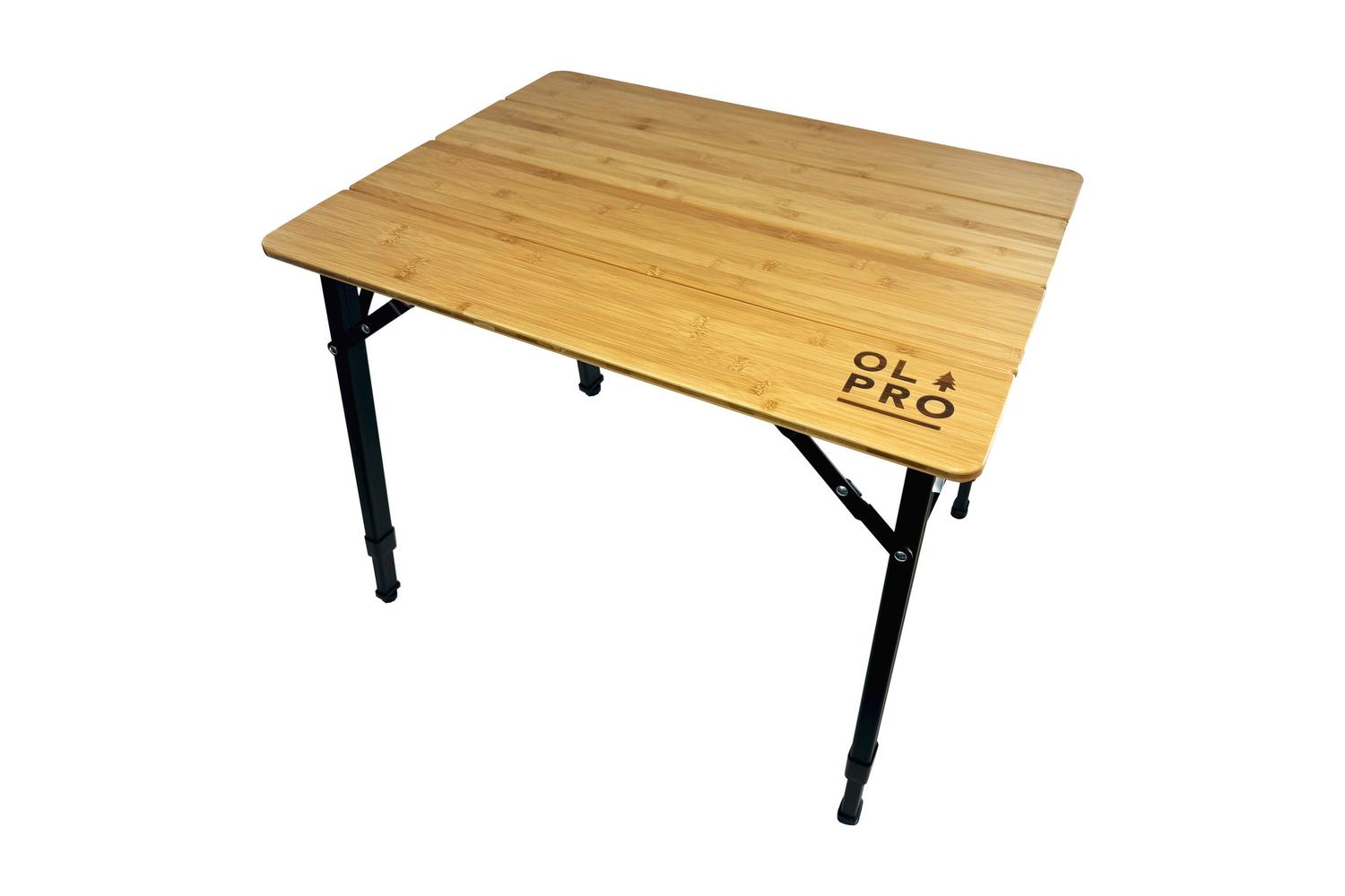 Bamboo Camping Table | 4 Folding | Bamboo | 80cm X 60cm
