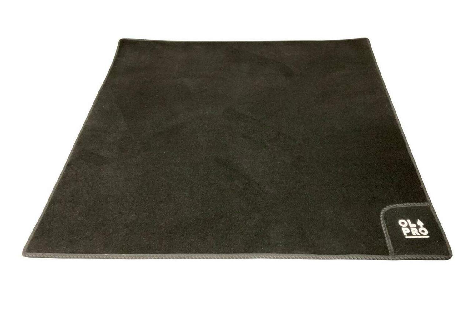 Black Rear Campervan Living Area Carpet | Tailored Mat Set | Black | 900mm X 1000mm