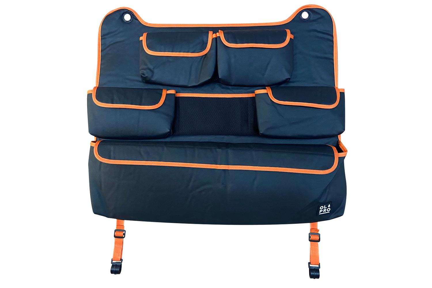 Rear Double Seat Storage Organiser | Camping Furniture | Orange