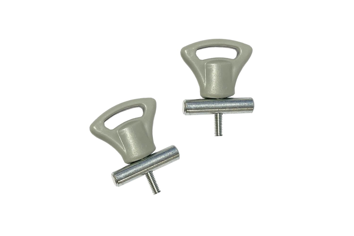 Awning Rail Stoppers | Twin Pack | 6mm | Steel & Plastic