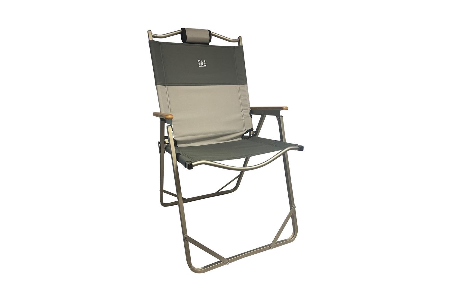Olpro Ultralight Folding Chair | Portable Camping Chair | Aluminium Frame | 50x57x98cm