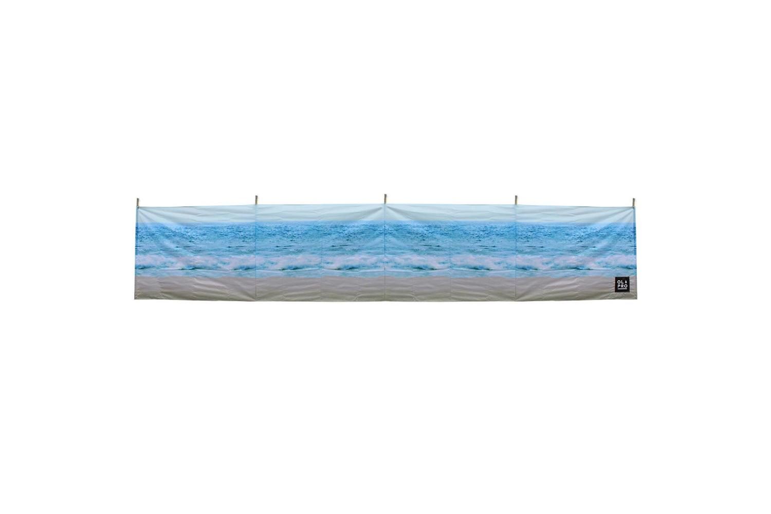 Beach 5 Pole Windbreak | Wooden Poles