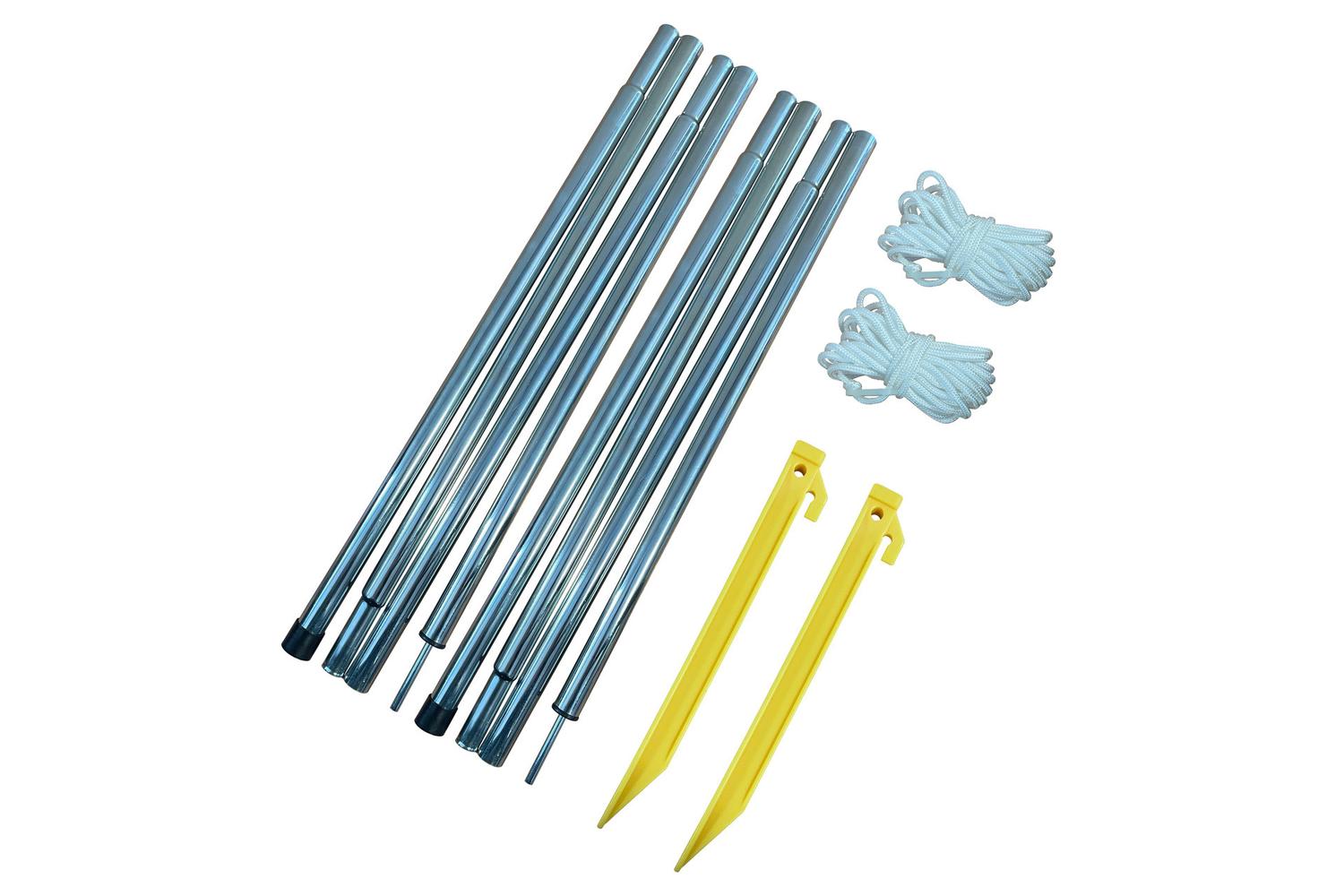 Canopy Pole Set 2x180cm | Camping Accessory | Steel And Plastic | 180cm Size